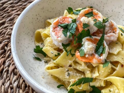 Boursin Cheese Alfredo Hack - Midwest Brittany